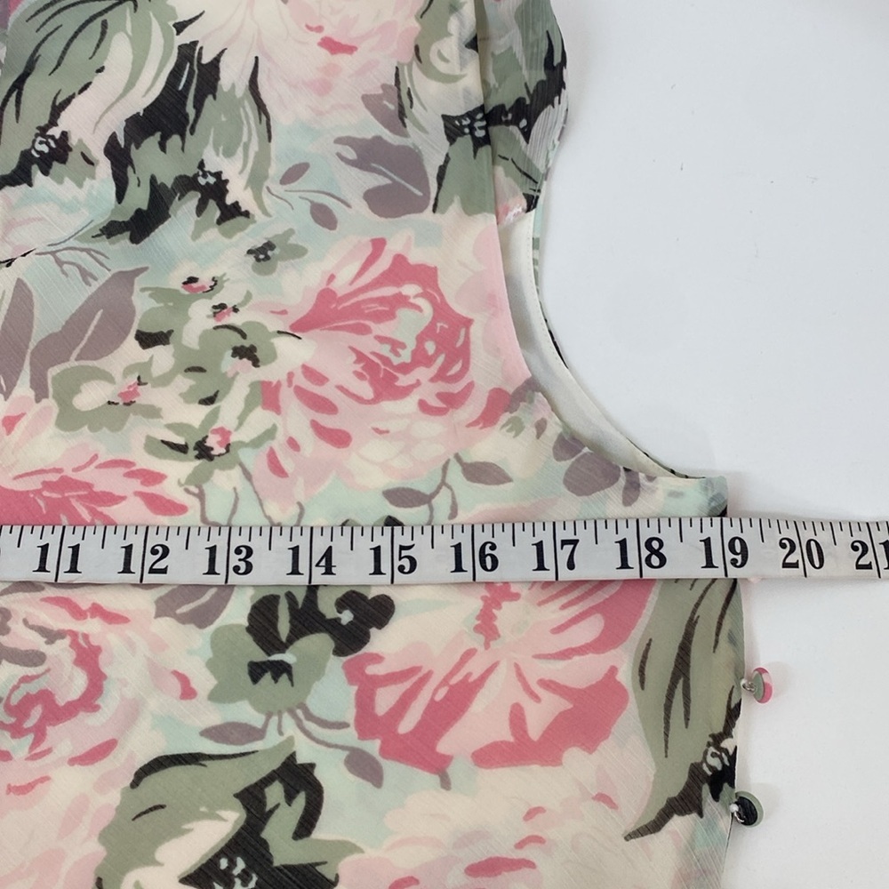 Lauren Ralph Lauren Ball Gown Whimsical Flower Garden Tiered Sleeveless 12 NWT - Picture 7 of 12
